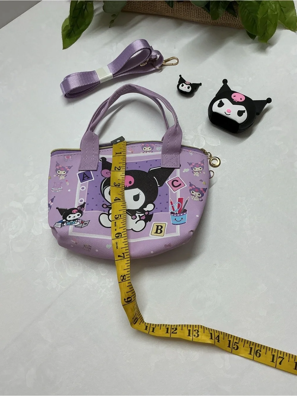 Purple Kids Crossbody Bag with Matching Accessories